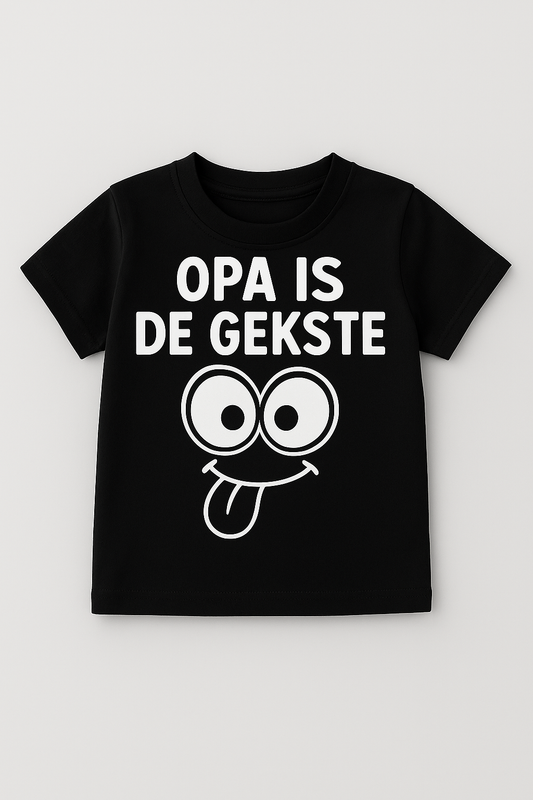 Opa is de Gekste – Kinder T-shirt met Humor